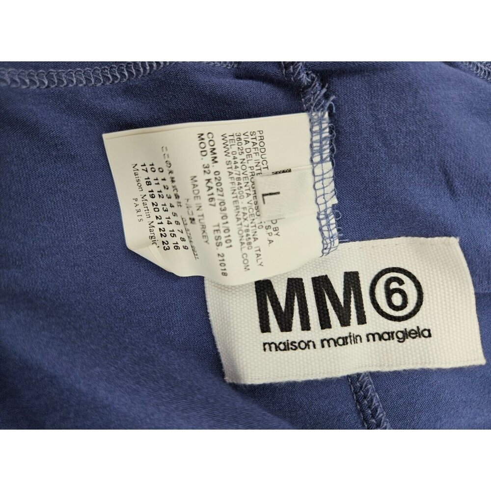 Maison Martin Margiela Navy Seam-Front Stretch Leggings Large - Picture 6 of 6